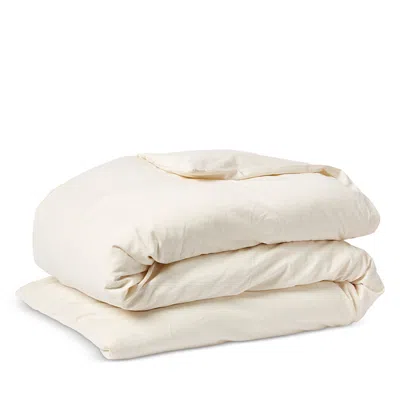 Coyuchi Cloud Soft Sateen Duvet Cover, Twin In Brown