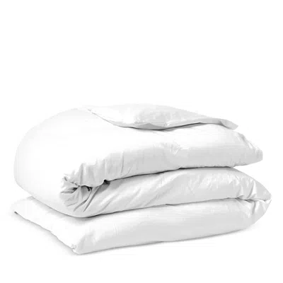 Coyuchi Cloud Soft Sateen Duvet Cover, Twin In White