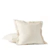 Coyuchi Cloud Soft Sateen Euro Sham In Blue
