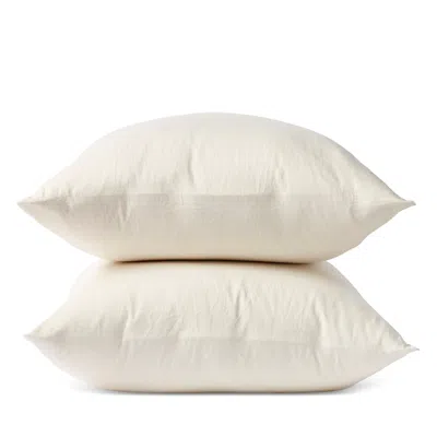 Coyuchi Cloud Soft Sateen Standard Pillowcases, Set Of 2 In Black