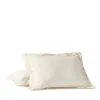 Coyuchi Cloud Soft Sateen Standard Sham In Brown