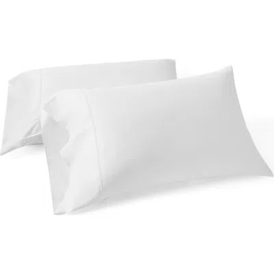 Coyuchi Cloud Soft Set Of 2 Organic Cotton Sateen Pillowcases In White