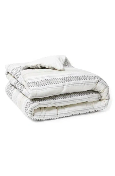 Coyuchi Coast Organic Cotton Duvet Cover In Neutral