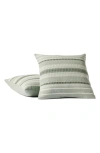 Coyuchi Coast Organic Cotton Pillow Cover In Sage