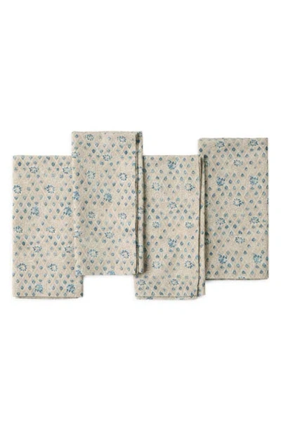 Coyuchi Coral Bell Print Napkins In Multi