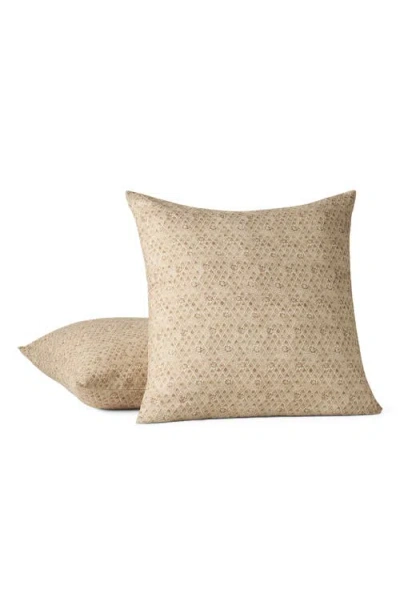 Coyuchi Coral Bell Print Throw Pillow Cover In Neutral