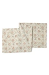 Coyuchi Coral Bell Table Runner In Green