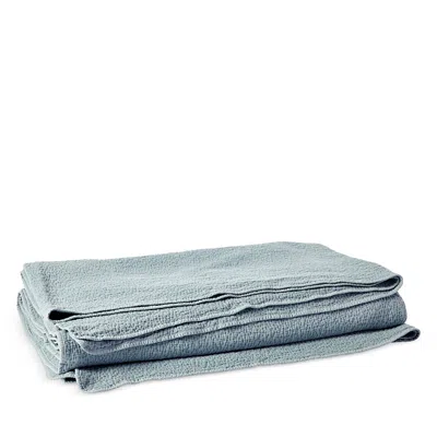 Coyuchi Cotton Cascade Coverlet, Twin In Blue