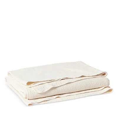 Coyuchi Cotton Cascade Coverlet, Twin In Black