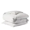 Coyuchi Cotton Percale Duvet Cover, Twin In Black