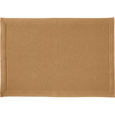 Coyuchi Cove Organic Cotton Bath Rug In Brown