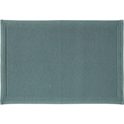 Coyuchi Cove Organic Cotton Bath Rug In Green