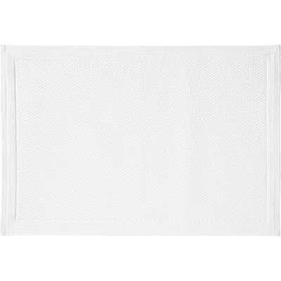 Coyuchi Cove Organic Cotton Bath Rug In White