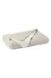 Coyuchi Cozy Organic Cotton Blanket In Gray