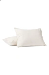 Coyuchi Crinkled Organic Cotton Percale Sham In Undyed