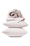 Coyuchi Crinkled Organic Cotton Percale Sheet Set In Neutral