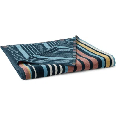 Coyuchi Dawn Stripe Organic Cotton Beach Towel In Multi