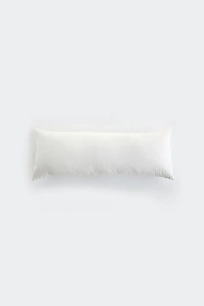 Coyuchi Down Feather Lumbar Pillow Insert In White