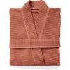 Coyuchi Gender Inclusive Waffle Weave Organic Cotton Robe In Sedona