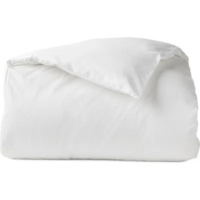 Coyuchi Heirloom Organic Cotton Sateen Duvet Cover In White