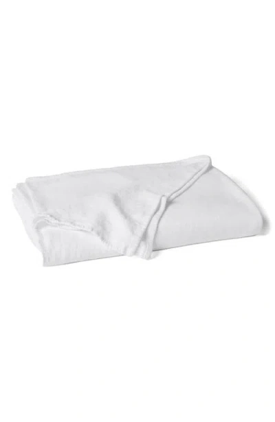 Coyuchi Helena Organic Linen Blanket In White