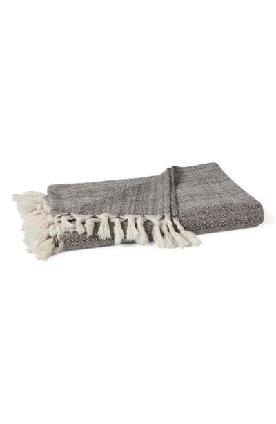 Coyuchi Lido Organic Cotton Throw Blanket In Gray