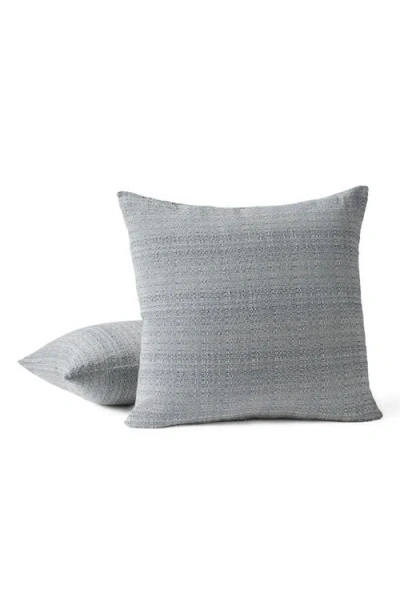 Coyuchi Lido Organic Cotton Throw Pillow Cover In Green