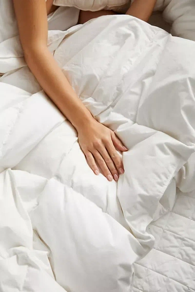 Coyuchi Lightweight Down Duvet Insert In White