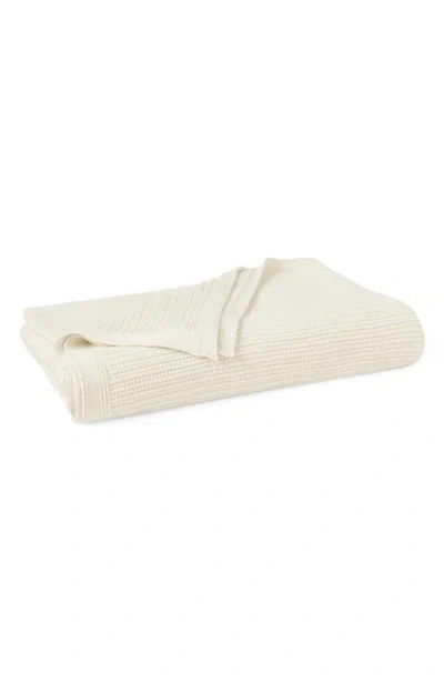 Coyuchi Linea Organic Cotton Knit Throw Blanket In Neutral