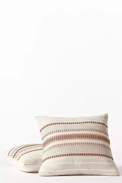 Coyuchi Lost Coast Organic Pillow Cover In Brown