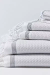 Coyuchi Mediterranean Organic 6pc Towel Set In White