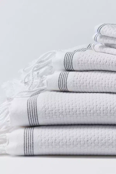 Coyuchi Mediterranean Organic 6pc Towel Set In White