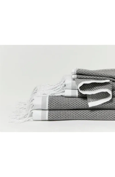 Coyuchi Mediterranean Organic Cotton Bath Essentials In Gray