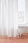 Coyuchi Mediterranean Organic Shower Curtain In White