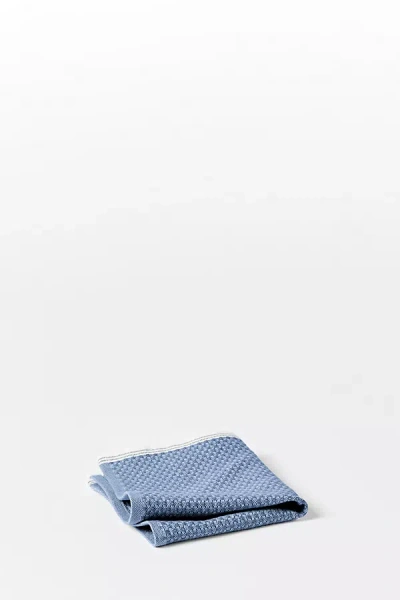 Coyuchi Mediterranean Organic Wash Cloth In Blue