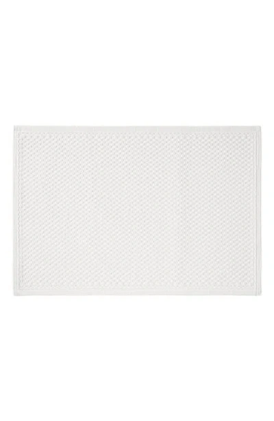 Coyuchi Moonstone Organic Cotton Bath Rug In White
