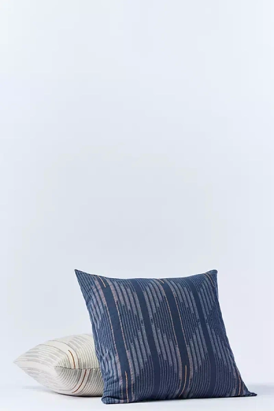 Coyuchi Morelia Organic Euro Sham In Blue