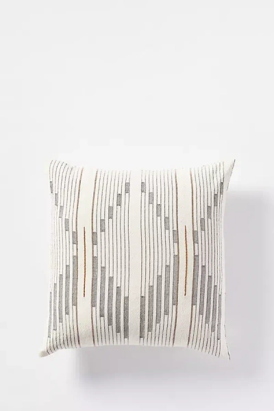 Coyuchi Morelia Organic Pillow Cover In Black