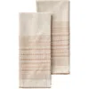Coyuchi Oak 2-pack Organic Cotton Hand Towels In Neutral
