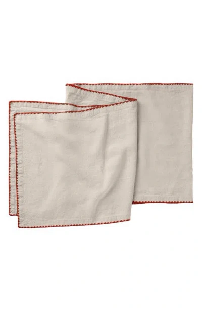 Coyuchi Olivos Organic Linen Table Runner In Multi