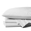 Coyuchi Organic Cotton 300tc Percale Sheet Set, Queen In Gray