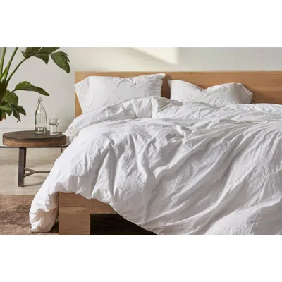 Coyuchi Organic Cotton Percale Duvet Cover In Multi