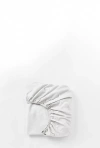 Coyuchi Organic Crinkled Percale Fitted Sheet In White