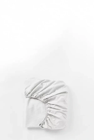 Coyuchi Organic Crinkled Percale Fitted Sheet