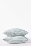 Coyuchi Organic Crinkled Percale Pillowcase Set Of 2 In Neutral