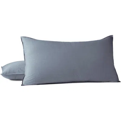 Coyuchi Organic Crinkled Percale™ Sham In Blue