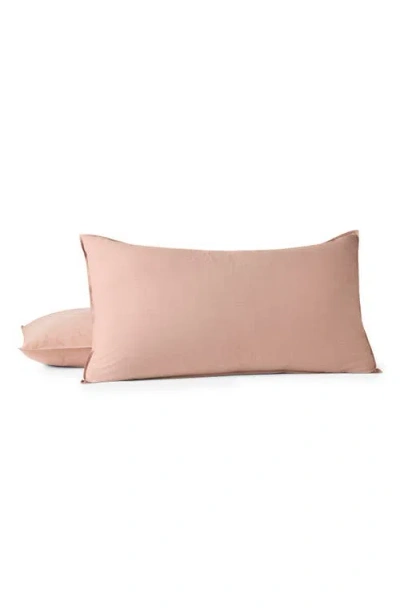 Coyuchi Organic Crinkled Percale™ Sham In Pink