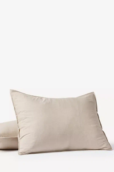 Coyuchi Organic Crinkled Percale Sham