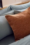 Coyuchi Organic Crinkled Percale Sheet Set In Brown