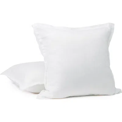 Coyuchi Organic Linen Accent Pillow In White